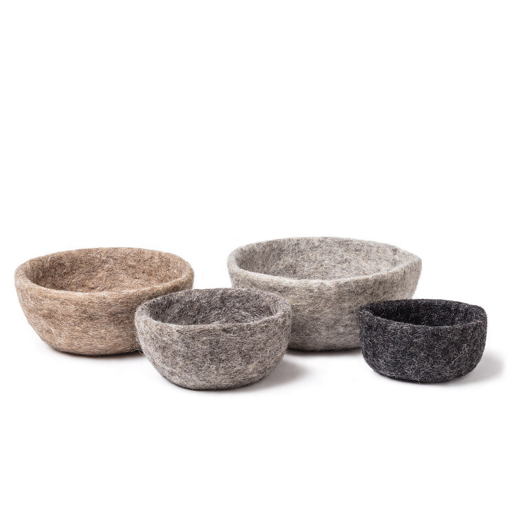 Nesting Bowl Set Natural Shades