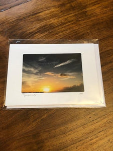 Photography Note Cards Sunset