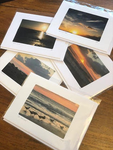 Photography Note Cards Sunset