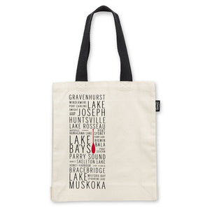 Muskoka Names Tote Bag