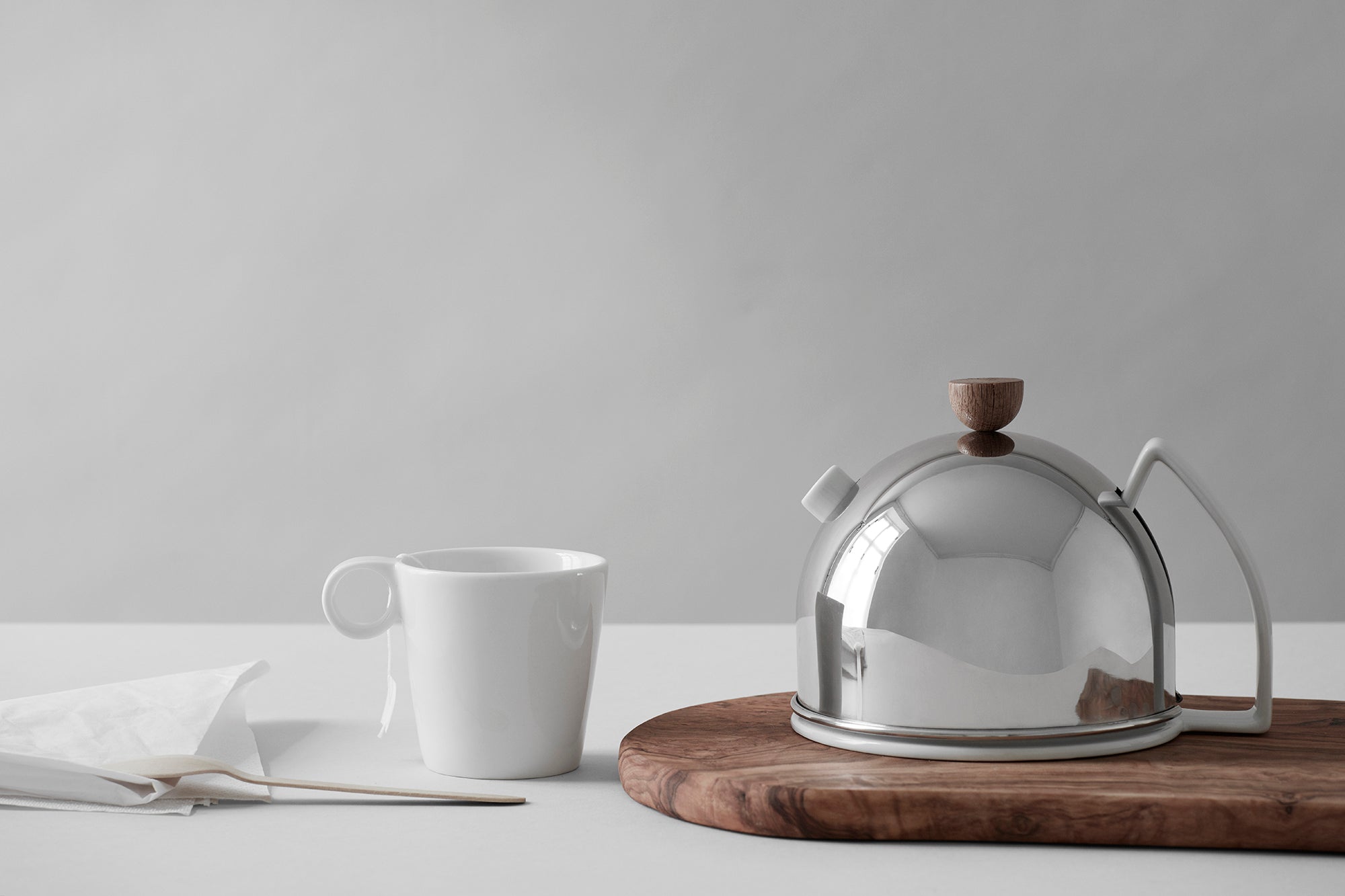 Stainless Covered teapot